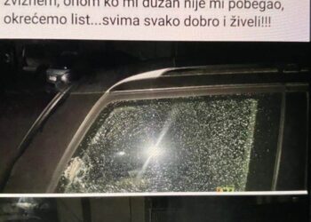 Sulmohet vetura e qytetarit serb në veri të Kosovës, brenda kishte fëmijë