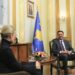 Kryetari Glauk Konjufca priti në takim Raportuesen e Parlamentit Evropian për Kosovën, Viola von Cramon