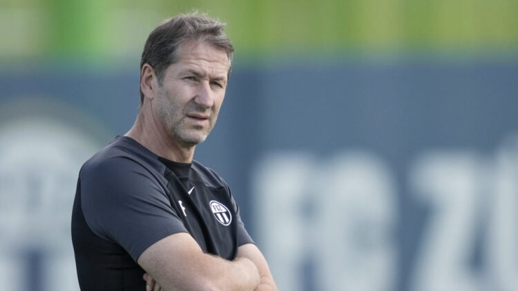 26.07.2022; Zuerich; FUSSBALL CHAMPIONS LEAGUE - Fussball UEFA Champions League - Abschlusstraining FC Zuerich;
Trainer Franco Foda (Zuerich) 
(Martin Meienberger/freshfocus)