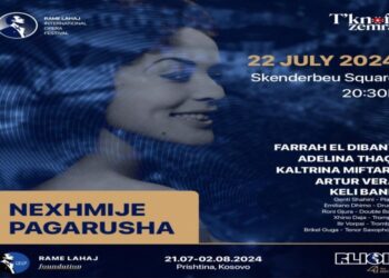 Sonte në sheshin `Skënderbeu` mbrëmja `Nexhmije Pagarusha` në RLIOF