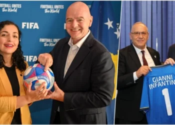 Infantino viziton Kosovën me ftesë të Presidentes Vjosa Osmani, FFK e falënderon të parën e shtetit